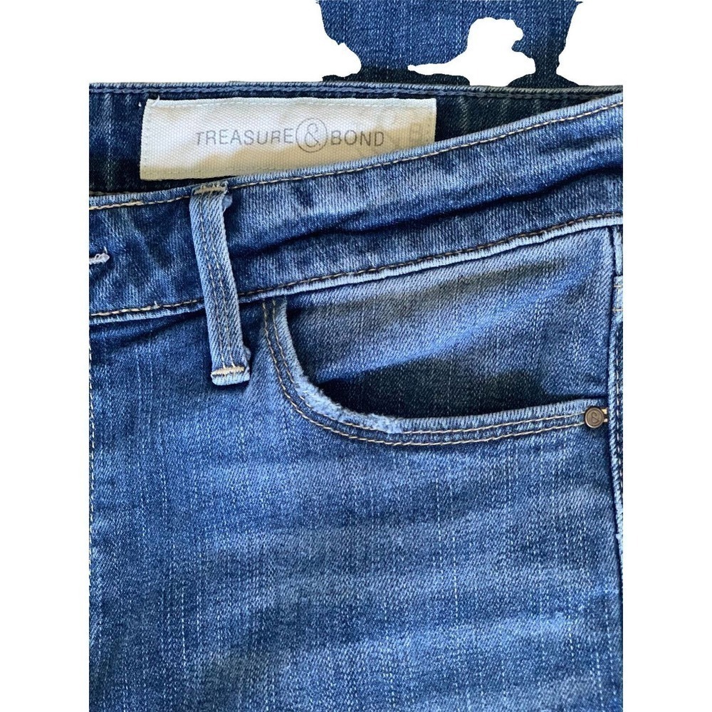 Treasure & Bond High Rise Skinny Jeans Size 28 - Picture 4 of 11